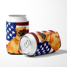 Load image into Gallery viewer, Small Brabant Griffon Patriotic Can or Bottle Hugger BB9667CC
