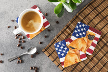Load image into Gallery viewer, Small Brabant Griffon Patriotic Foam Coaster  BB9667FC