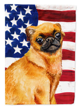 Load image into Gallery viewer, Small Brabant Griffon Patriotic Garden Flag - Outdoor Decorative Yard Flag BB9667GF