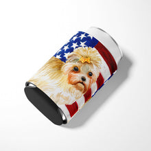 Load image into Gallery viewer, Morkie Patriotic Can or Bottle Hugger BB9668CC