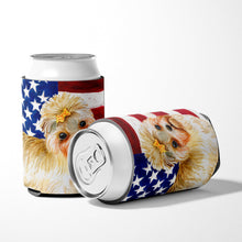 Load image into Gallery viewer, Morkie Patriotic Can or Bottle Hugger BB9668CC