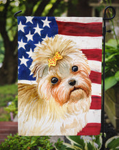 Load image into Gallery viewer, Morkie Patriotic Garden Flag - Outdoor Decorative Yard Flag BB9668GF