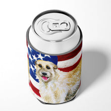 Load image into Gallery viewer, Irish Wolfhound Patriotic Can or Bottle Hugger BB9670CC