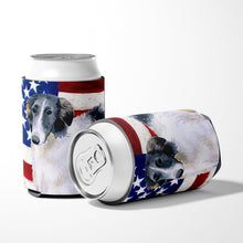 Load image into Gallery viewer, Borzoi Patriotic Can or Bottle Hugger BB9672CC