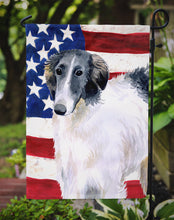 Load image into Gallery viewer, Borzoi Patriotic Garden Flag - Outdoor Decorative Yard Flag BB9672GF