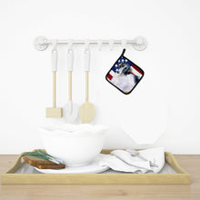Load image into Gallery viewer, Borzoi Patriotic Pot Holders - Set of 2 - Heat-Resistant Kitchen Essentials BB9672PTHD