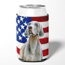 Load image into Gallery viewer, Weimaraner Patriotic Can or Bottle Hugger BB9674CC