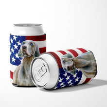 Load image into Gallery viewer, Weimaraner Patriotic Can or Bottle Hugger BB9674CC