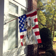 Load image into Gallery viewer, Weimaraner Patriotic Flag Canvas House Size BB9674CHF
