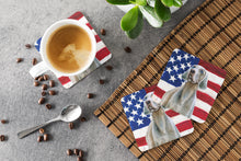 Load image into Gallery viewer, Weimaraner Patriotic Foam Coaster  BB9674FC