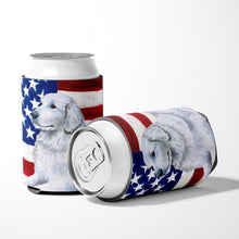 Load image into Gallery viewer, Maremma Sheepdog Patriotic Can or Bottle Hugger BB9675CC