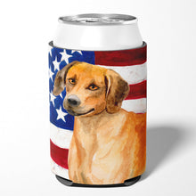 Load image into Gallery viewer, Rhodesian Ridgeback Patriotic Can or Bottle Hugger BB9676CC