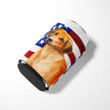 Load image into Gallery viewer, Rhodesian Ridgeback Patriotic Can or Bottle Hugger BB9676CC