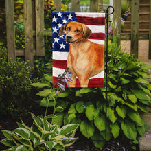Load image into Gallery viewer, Rhodesian Ridgeback Patriotic Garden Flag - Outdoor Decorative Yard Flag BB9676GF