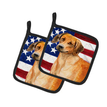 Load image into Gallery viewer, Rhodesian Ridgeback Patriotic Pot Holders - Set of 2 - Heat-Resistant Kitchen Essentials BB9676PTHD