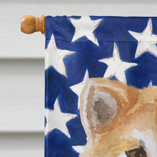 Load image into Gallery viewer, Shiba Inu Patriotic Flag Canvas House Size BB9678CHF