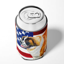 Load image into Gallery viewer, Saint Bernard Patriotic Can or Bottle Hugger BB9679CC