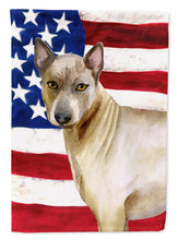 Load image into Gallery viewer, Thai Ridgeback Patriotic Flag Canvas House Size BB9680CHF