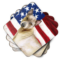 Load image into Gallery viewer, Thai Ridgeback Patriotic Foam Coaster  BB9680FC