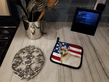 Load image into Gallery viewer, Thai Ridgeback Patriotic Pot Holders - Set of 2 - Heat-Resistant Kitchen Essentials BB9680PTHD