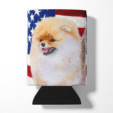 Load image into Gallery viewer, Pomeranian Patriotic Can or Bottle Hugger BB9682CC