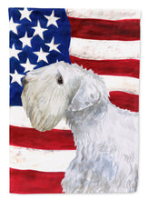 Load image into Gallery viewer, Sealyham Terrier Patriotic Flag Canvas House Size BB9684CHF