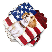 Load image into Gallery viewer, Beagle Patriotic Foam Coaster  BB9686FC