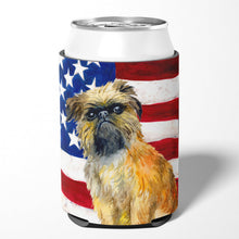 Load image into Gallery viewer, Brussels Griffon Patriotic Can or Bottle Hugger BB9687CC