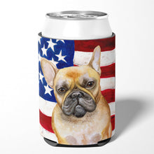 Load image into Gallery viewer, French Bulldog Patriotic Can or Bottle Hugger BB9688CC