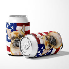 Load image into Gallery viewer, French Bulldog Patriotic Can or Bottle Hugger BB9688CC