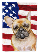 Load image into Gallery viewer, French Bulldog Patriotic Flag Canvas House Size BB9688CHF
