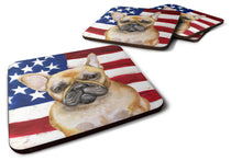 Load image into Gallery viewer, French Bulldog Patriotic Foam Coaster  BB9688FC