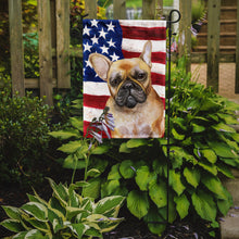 Load image into Gallery viewer, French Bulldog Patriotic Garden Flag - Outdoor Decorative Yard Flag BB9688GF