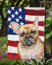 Load image into Gallery viewer, French Bulldog Patriotic Garden Flag - Outdoor Decorative Yard Flag BB9688GF