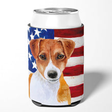 Load image into Gallery viewer, Jack Russell Terrier Patriotic Can or Bottle Hugger BB9689CC