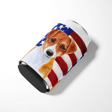 Load image into Gallery viewer, Jack Russell Terrier Patriotic Can or Bottle Hugger BB9689CC