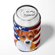 Load image into Gallery viewer, Jack Russell Terrier Patriotic Can or Bottle Hugger BB9689CC