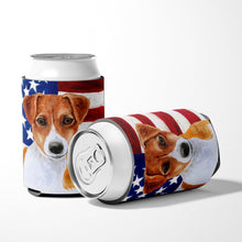 Load image into Gallery viewer, Jack Russell Terrier Patriotic Can or Bottle Hugger BB9689CC
