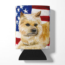 Load image into Gallery viewer, Cairn Terrier Patriotic Can or Bottle Hugger BB9690CC