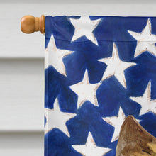 Load image into Gallery viewer, Cairn Terrier Patriotic Flag Canvas House Size BB9690CHF
