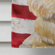 Load image into Gallery viewer, Cairn Terrier Patriotic Flag Canvas House Size BB9690CHF