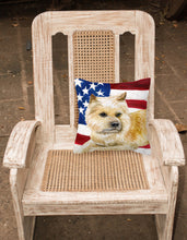 Load image into Gallery viewer, Cairn Terrier Patriotic Fabric Decorative Pillow BB9690PW1818