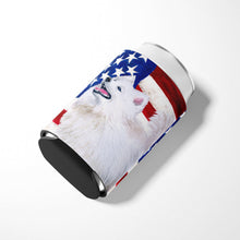 Load image into Gallery viewer, Samoyed Patriotic Can or Bottle Hugger BB9691CC