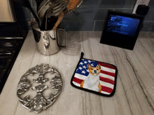 Load image into Gallery viewer, Basenji Patriotic Pot Holders - Set of 2 - Heat-Resistant Kitchen Essentials BB9692PTHD