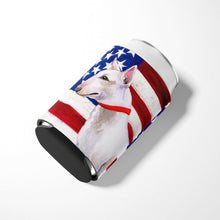 Load image into Gallery viewer, Bull Terrier Patriotic Can or Bottle Hugger BB9693CC