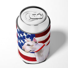 Load image into Gallery viewer, Bull Terrier Patriotic Can or Bottle Hugger BB9693CC