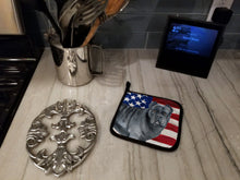 Load image into Gallery viewer, Cane Corso Patriotic Pot Holders - Set of 2 - Heat-Resistant Kitchen Essentials BB9694PTHD