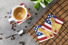 Load image into Gallery viewer, Italian Greyhound Patriotic Coasters - Set of 4 Lightweight Foam, Absorbent Drink Coasters
