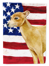 Load image into Gallery viewer, Italian Greyhound Patriotic Garden Flag - Outdoor Decorative Yard Flag BB9698GF