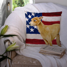Load image into Gallery viewer, Italian Greyhound Patriotic Throw Pillow - 14x14 Decorative Pillow – Art for Your Home &amp; Patio BB9698PW1414